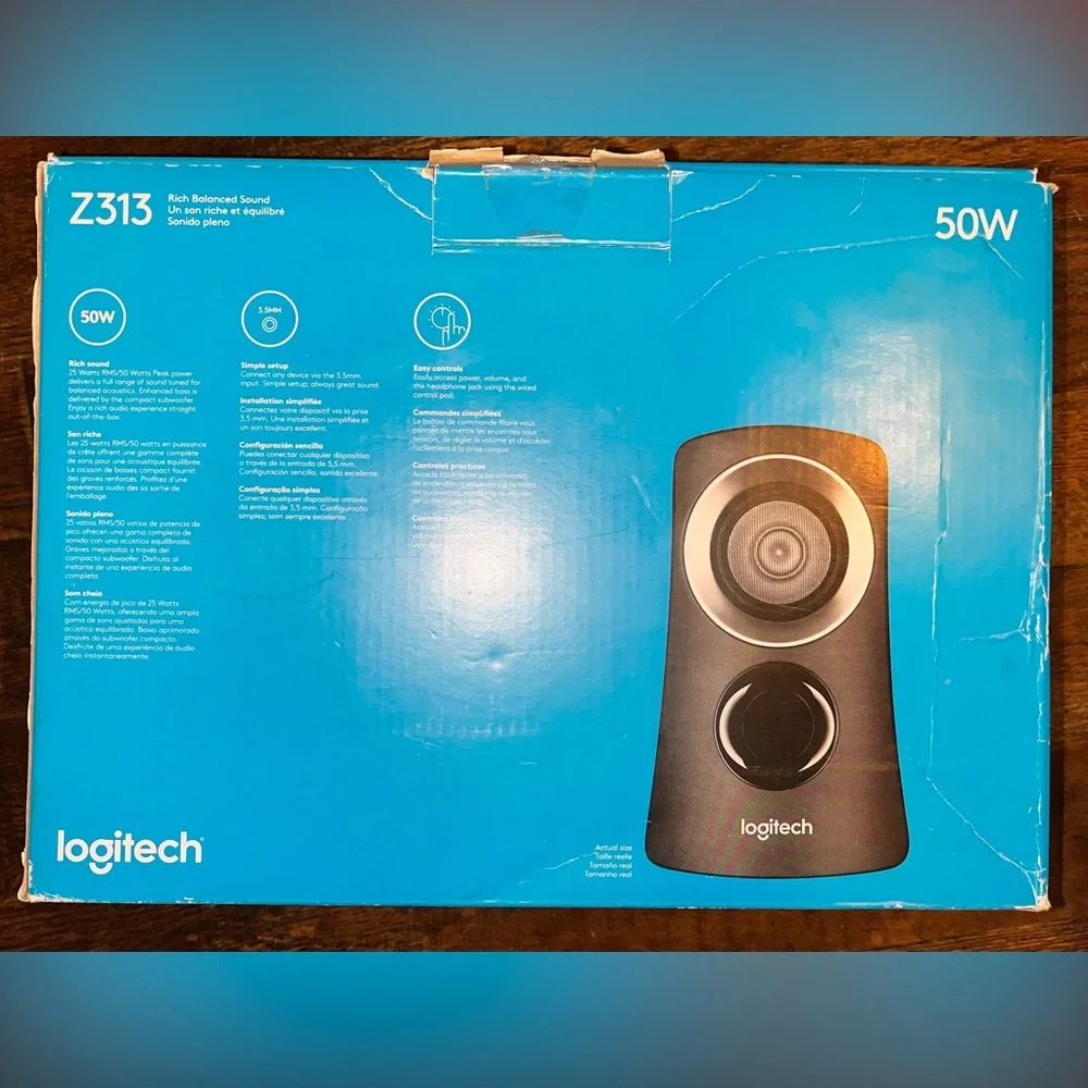 Logitech Z313 50W PC Speakers (NIB)